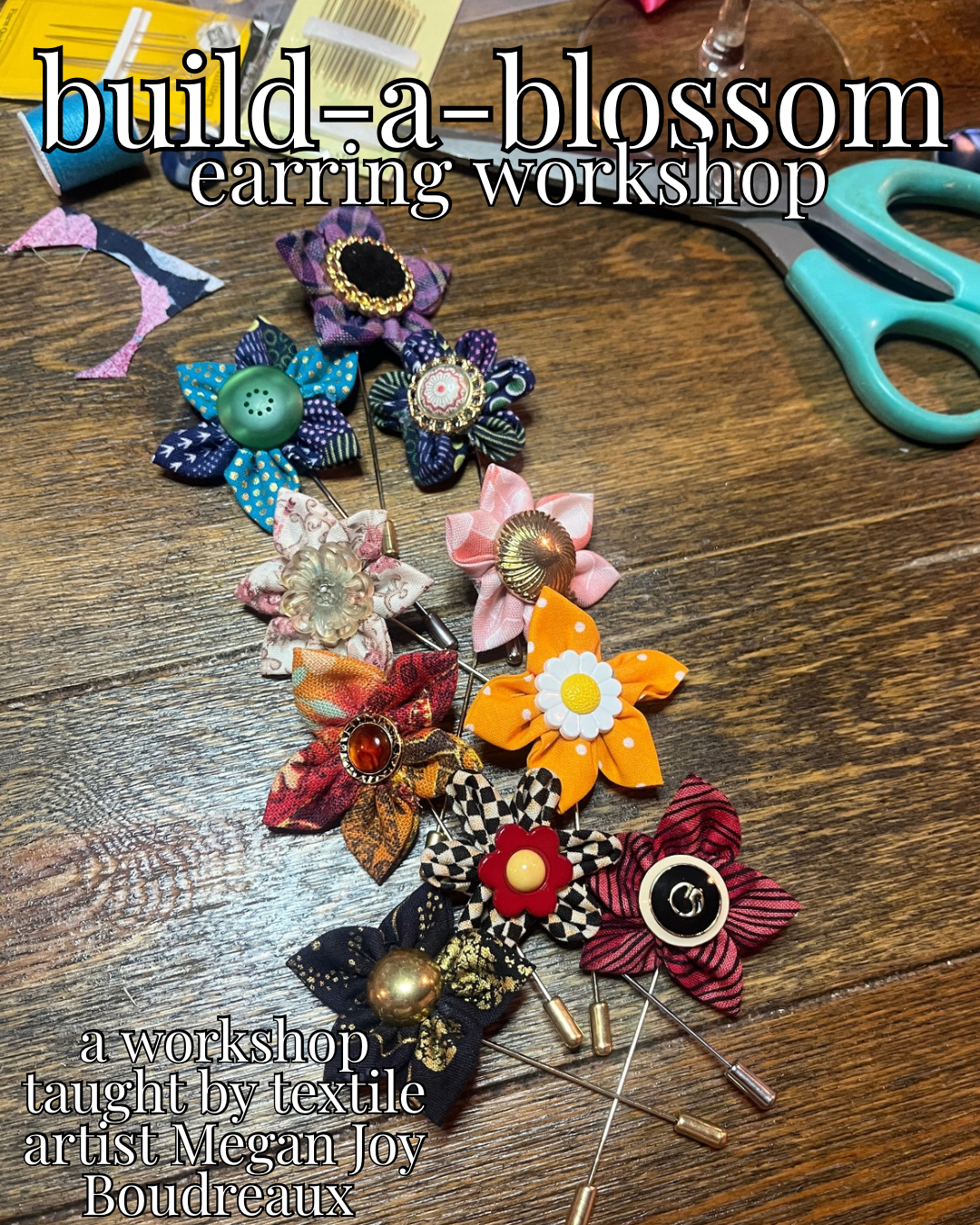 Blossom earring Workshop admission