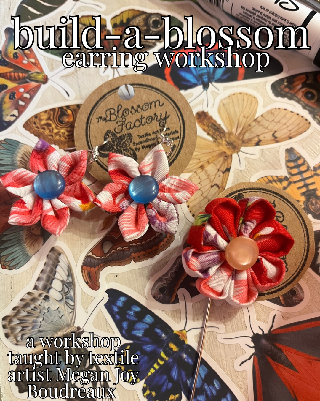 Blossom earring Workshop admission
